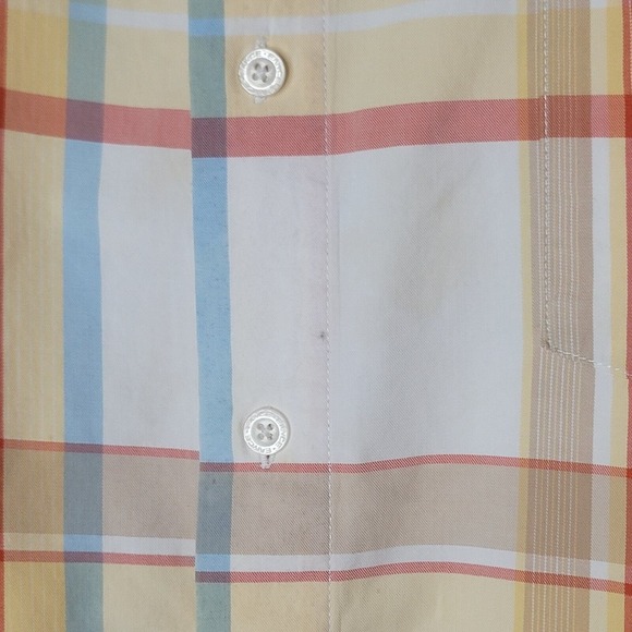 Enyce Button Up Shirt 3XL Short Sleeve Plaid Pockets Cotton Y2K Hip Hop - Picture 4 of 10